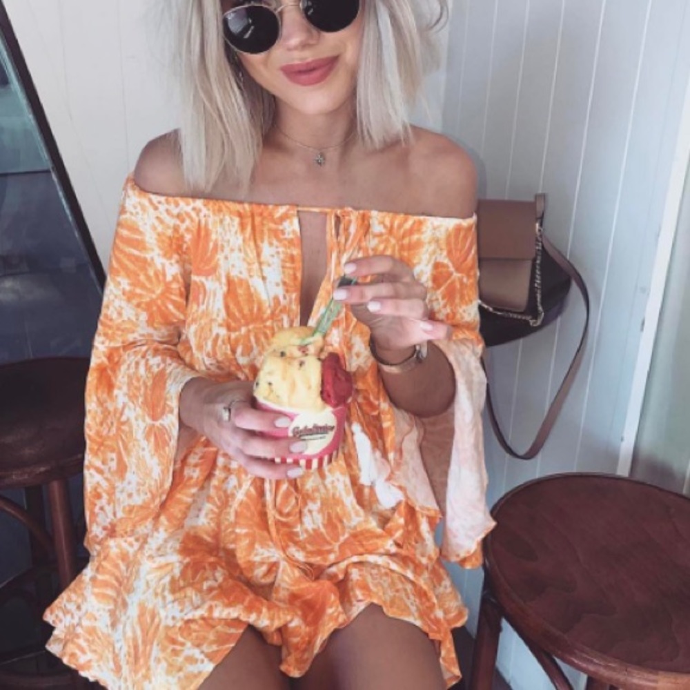 Summer Sunset Playsuit Size 6